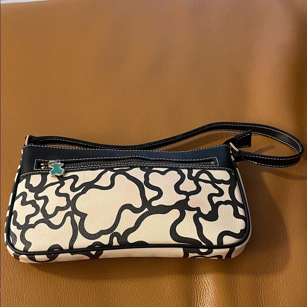 Stylish Black and Cream Women's Bag